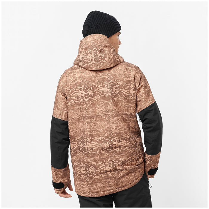 Salomon Transfer Puff Jacket - Men's AO/Deep Black