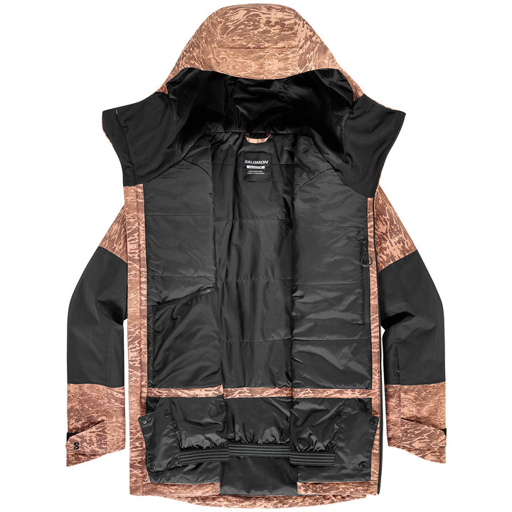Salomon Transfer Puff Jacket - Men's AO/Deep Black