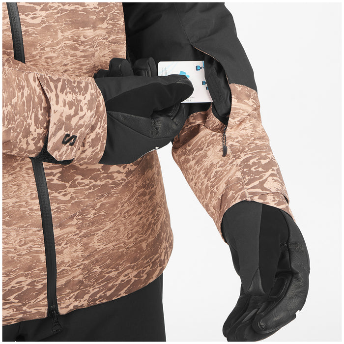 Salomon Transfer Puff Jacket - Men's AO/Deep Black