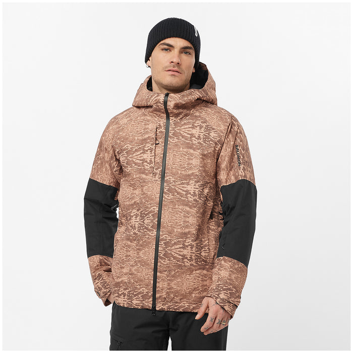 Salomon Transfer Puff Jacket - Men's AO/Deep Black
