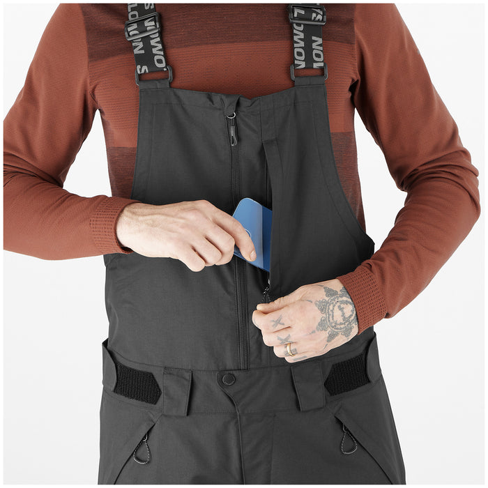 Salomon Transfer Bibs - Men's Deep Black