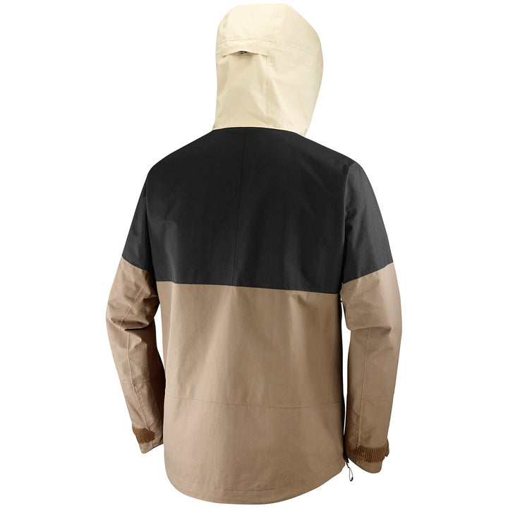 Salomon Transfer Anorak - Men's White Pepper/Deep Black