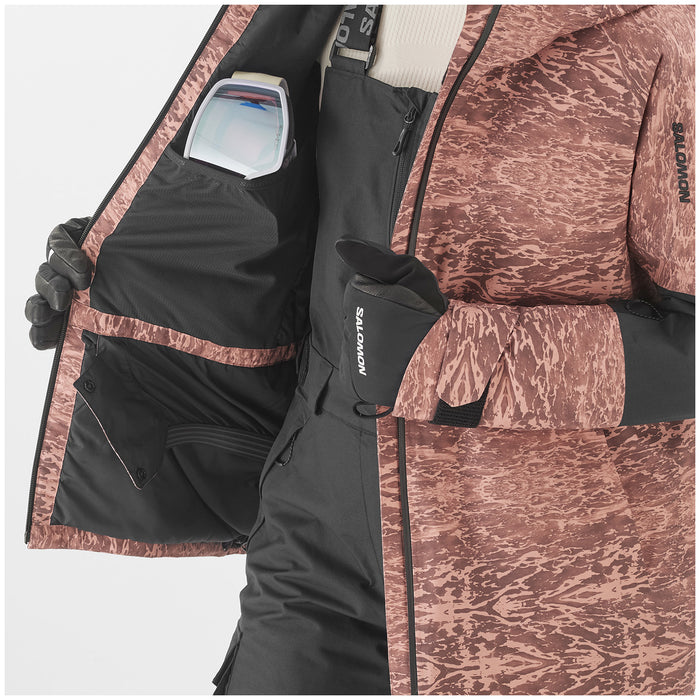 Salomon Bashley Puff Jacket - Women's AO/Deep Black