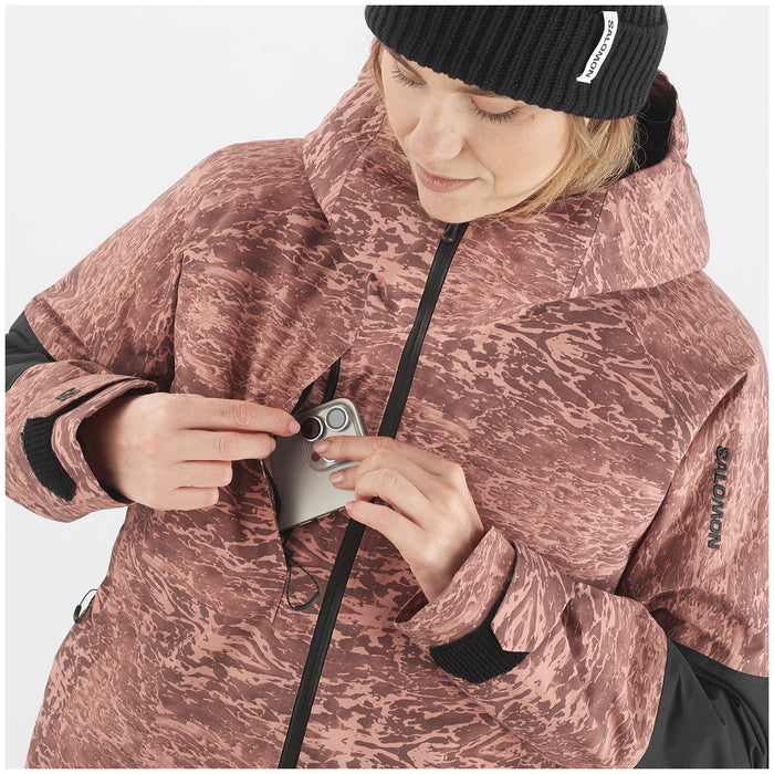 Salomon Bashley Puff Jacket - Women's AO/Deep Black