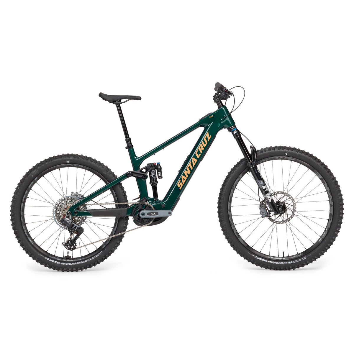 Santa Cruz Vala 1 C GX AXS E-Mountain Bike 2025 Midnight Green