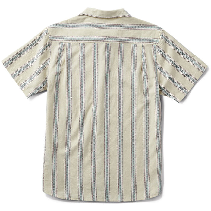Roark Journey Short-Sleeve Shirt - Men's Stripe Seafoam