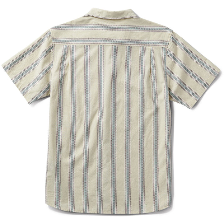 Roark Journey Short-Sleeve Shirt - Men's Stripe Seafoam