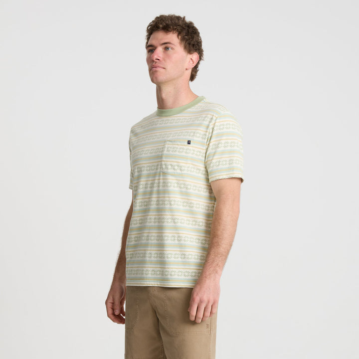 Roark Journey Jacquard Crew T-Shirt - Men's Seafoam