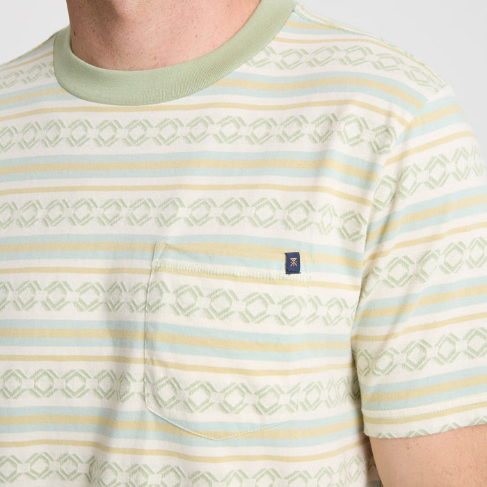Roark Journey Jacquard Crew T-Shirt - Men's Seafoam