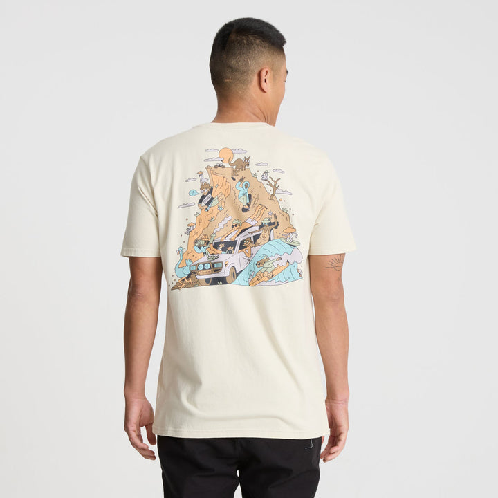 Roark Road Trip Club T-Shirt - Men's Ivory