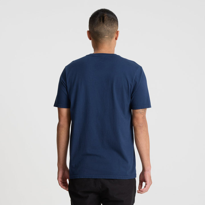 Roark Script Pocket T-Shirt - Men's Navy
