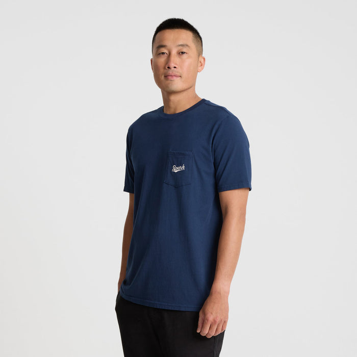 Roark Script Pocket T-Shirt - Men's Navy