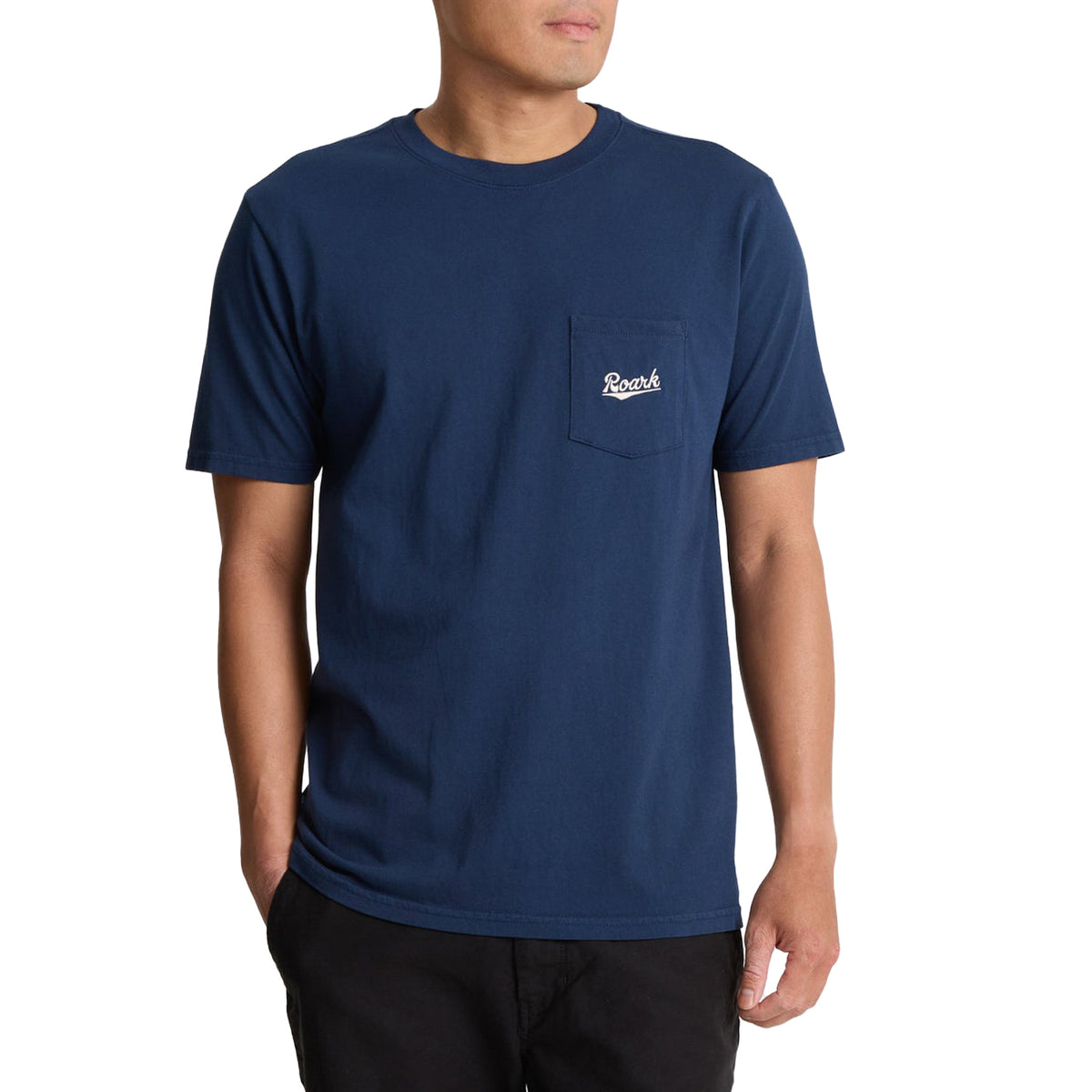 Roark Script Pocket T-Shirt - Men's Navy