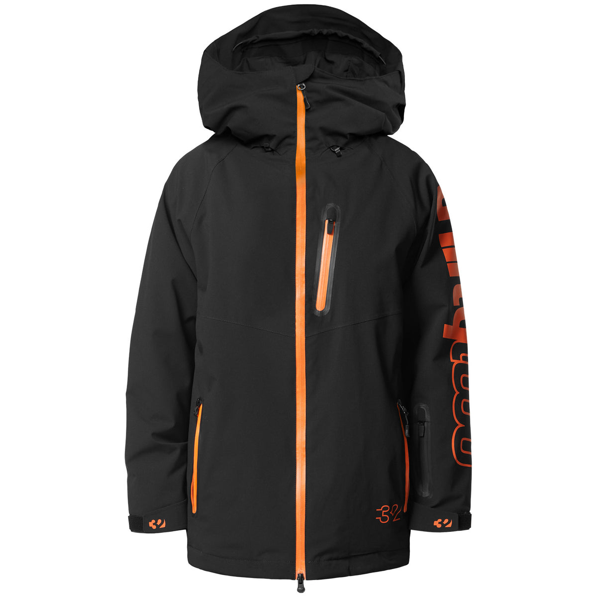 thirtytwo Grasser Insulated Jacket - Boys' Black/Orange