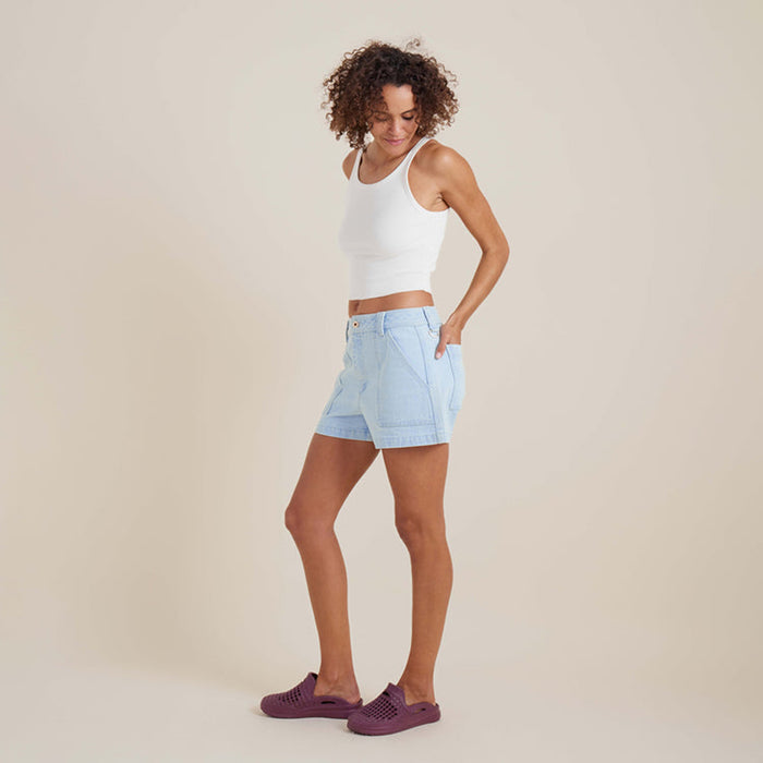 Roark HWY Shorts - Women's Light Bleached Denim