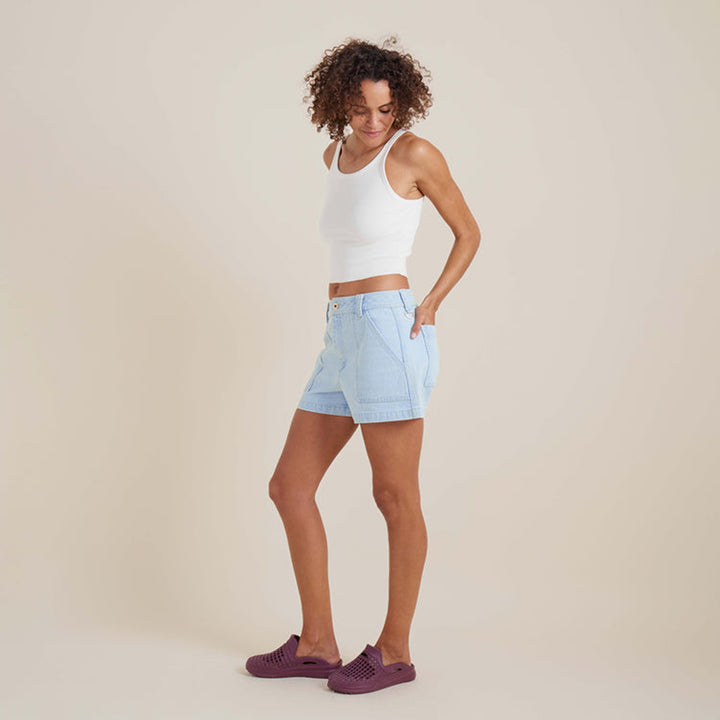 Roark HWY Shorts - Women's Light Bleached Denim