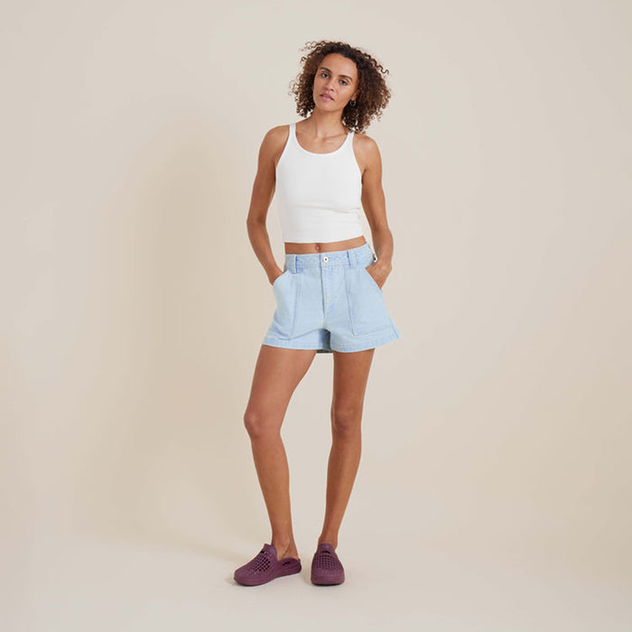 Roark HWY Shorts - Women's Light Bleached Denim