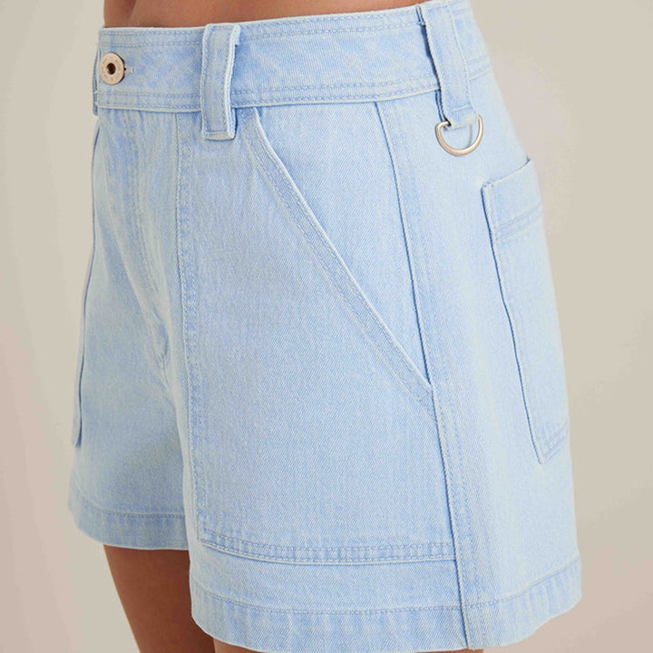 Roark HWY Shorts - Women's Light Bleached Denim