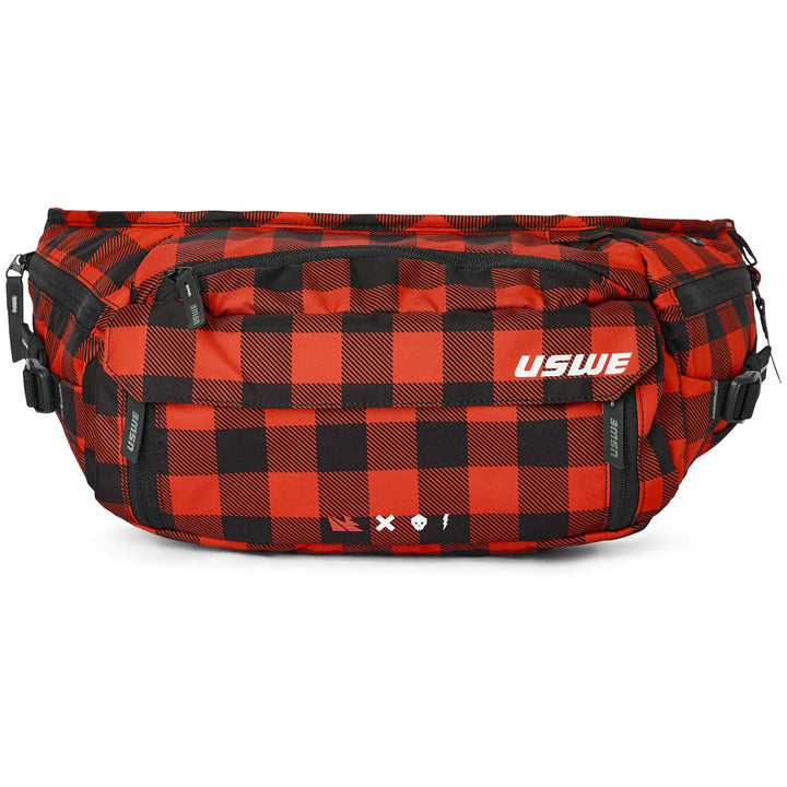 USWE Waist 6L Hydration Hip Pack Flannel Red