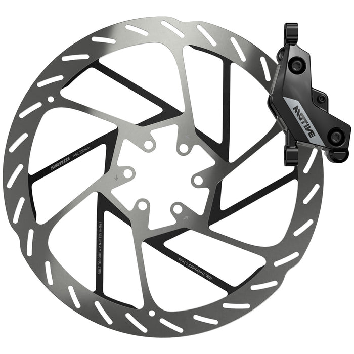 SRAM Motive Silver Disc Brake Black Ano