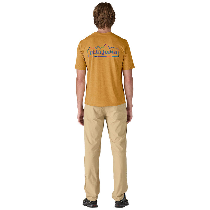 Patagonia Cap Cool Daily Graphic T-Shirt - Men's Unity Fitz: Beeswax Tan X-Dye