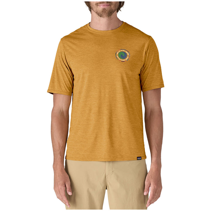 Patagonia Cap Cool Daily Graphic T-Shirt - Men's Unity Fitz: Beeswax Tan X-Dye