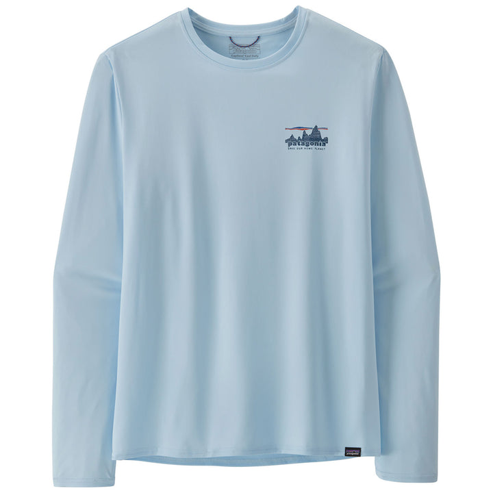 Patagonia Cap Cool Daily Graphic Long-Sleeve T-Shirt - Men's '73 Skyline: Chilled Blue