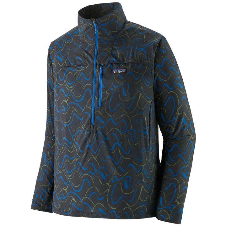 Patagonia Houdini Stash 1/2 Zip Pullover - Men's Small Currents: Endless Blue