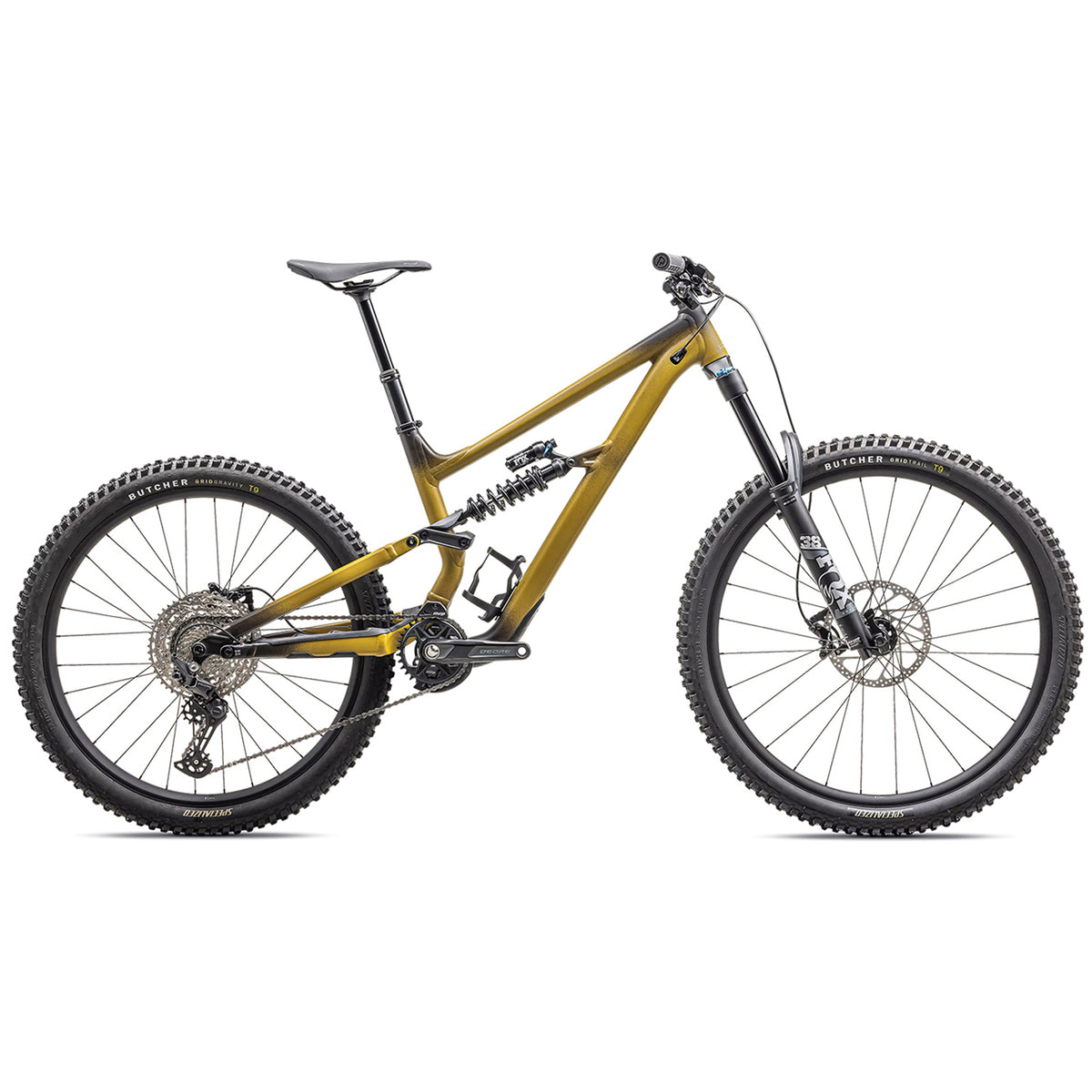 Specialized Status 2 170 Complete Mountain Bike 2025 Satin Harvest Gold Tint/Obsidian/Dune White