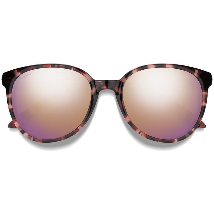 Smith Cheetah Sunglasses - Women's Rose Tortoise/ChromaPop Polarized Rose Gold Mirror