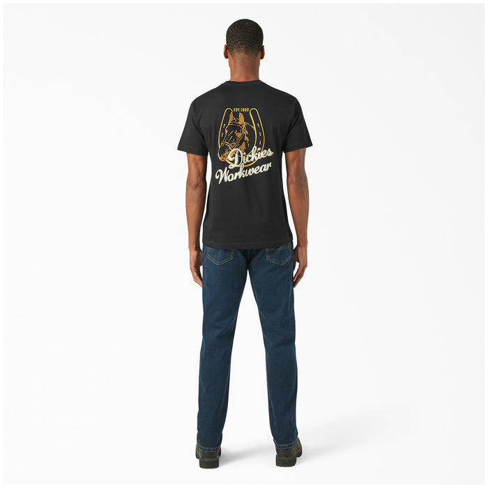 Dickies Horseshoe Short-Sleeve T-Shirt - Men's Black