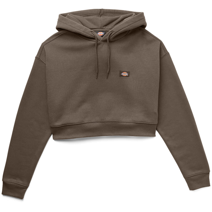 Dickies Oakport Cropped Hoodie - Women's Mushroom