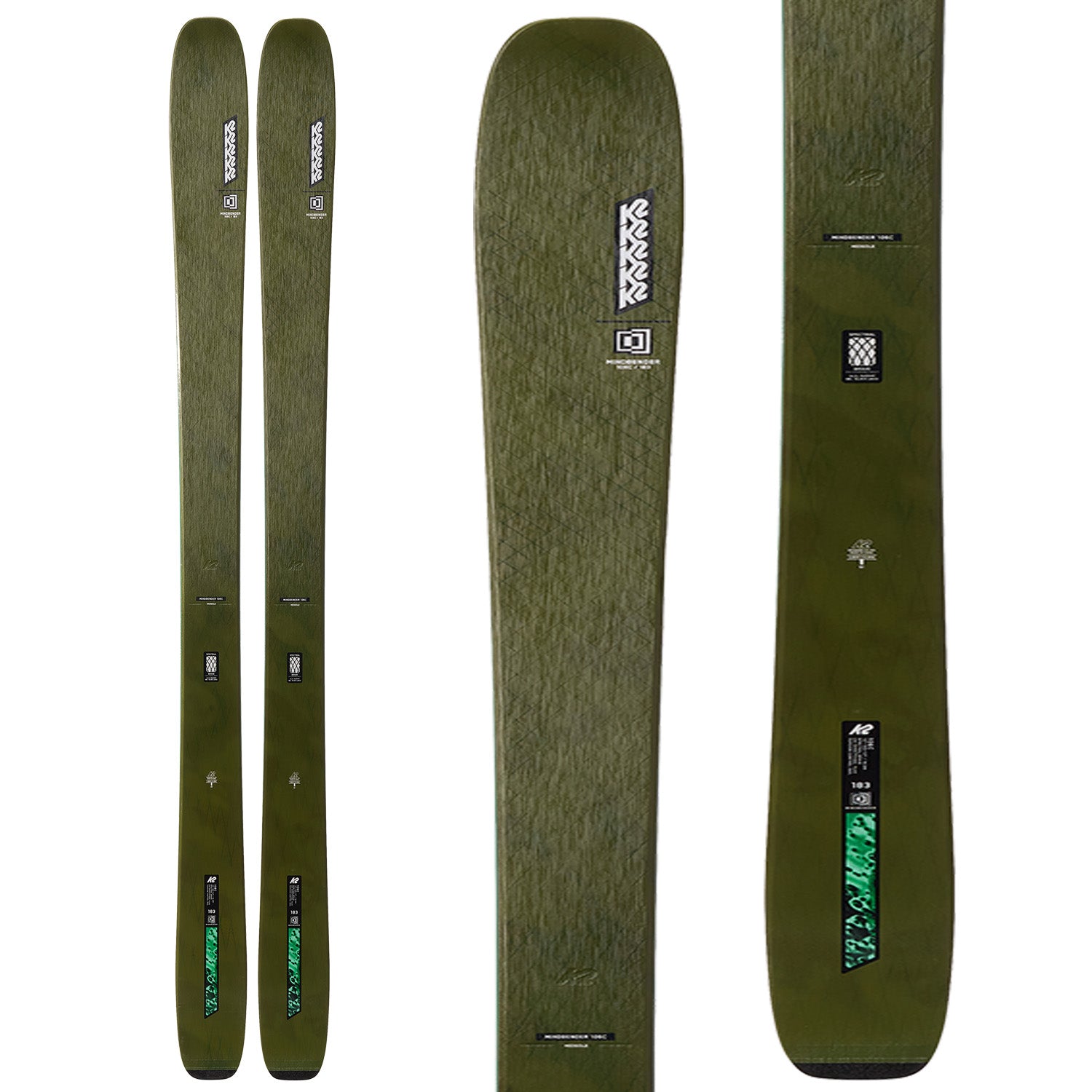 K2 Mindbender 106 C Skis 2026 – evo