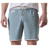 Dusty Blue Slub Stripe