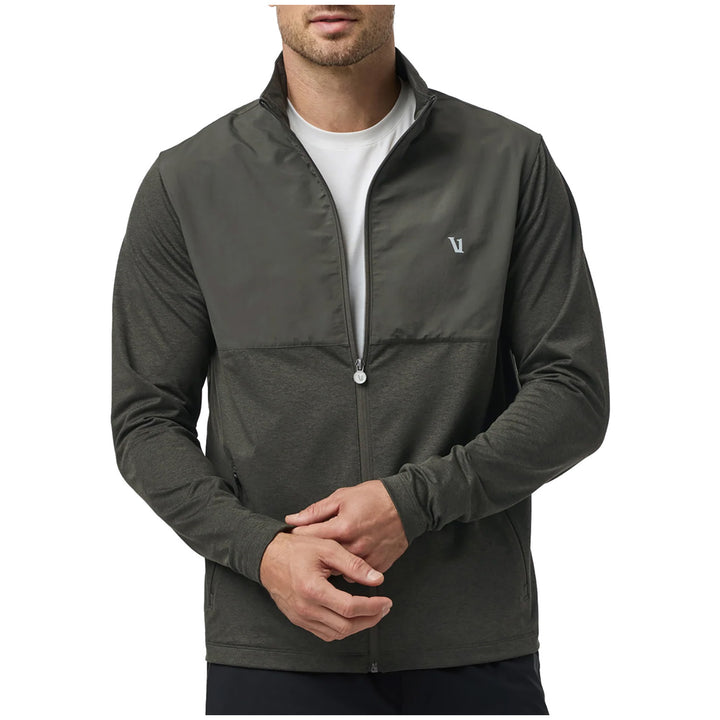 Vuori Sunday Element Track Jacket - Men's Kale Heather