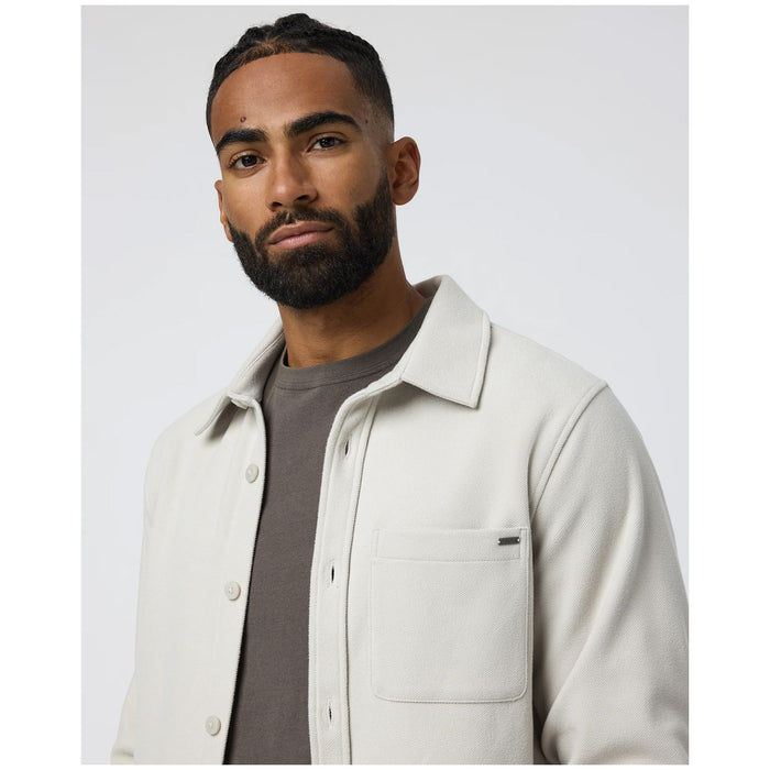 Vuori Beldon Shirt Knit Twill Jacket - Men's Oatmeal