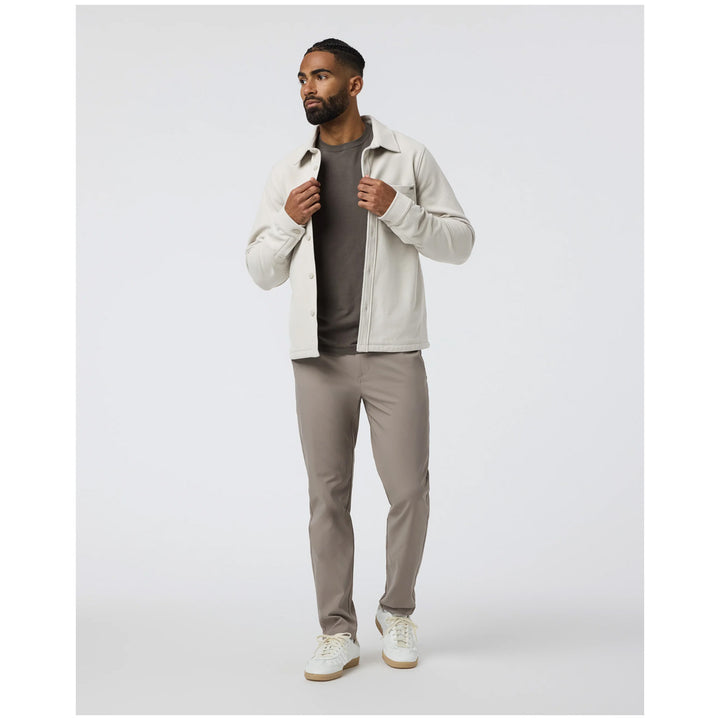 Vuori Beldon Shirt Knit Twill Jacket - Men's Oatmeal