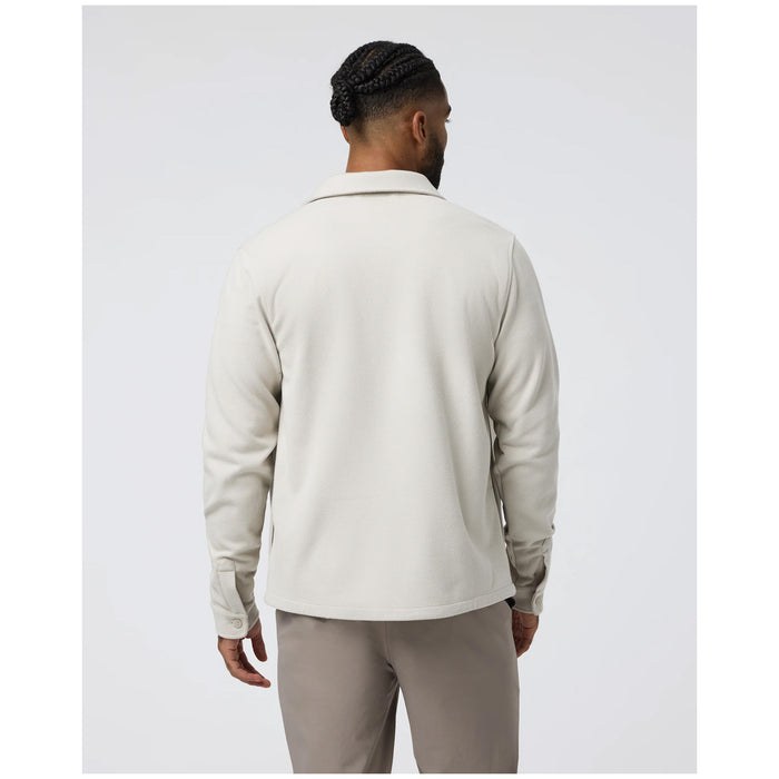 Vuori Beldon Shirt Knit Twill Jacket - Men's Oatmeal