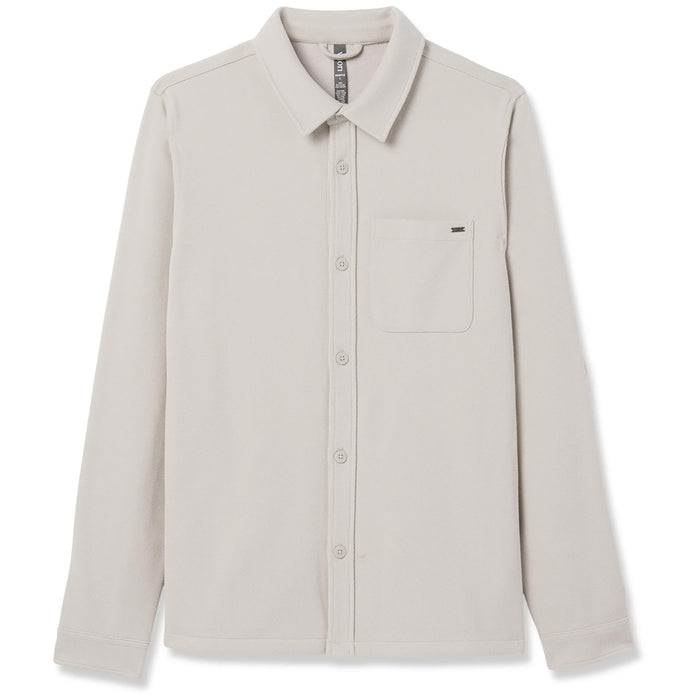 Vuori Beldon Shirt Knit Twill Jacket - Men's Oatmeal