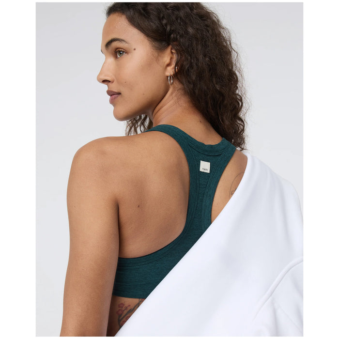 Vuori Elevation Racer Bra - Women's Moss Heather