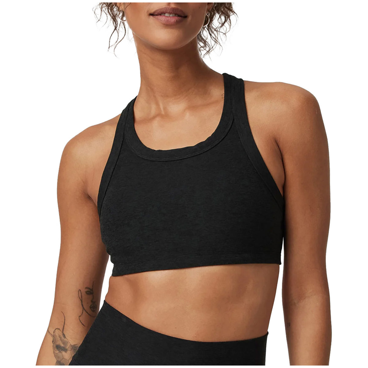 Vuori Elevation Racer Bra - Women's Black Heather