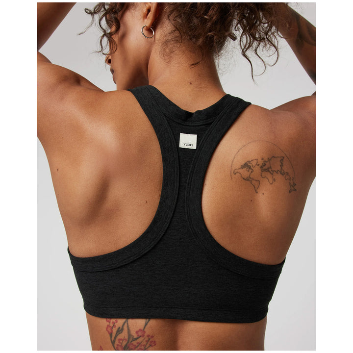Vuori Elevation Racer Bra - Women's Black Heather
