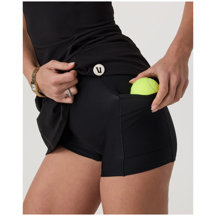 Vuori One Short Tennis Dress - Women's Black