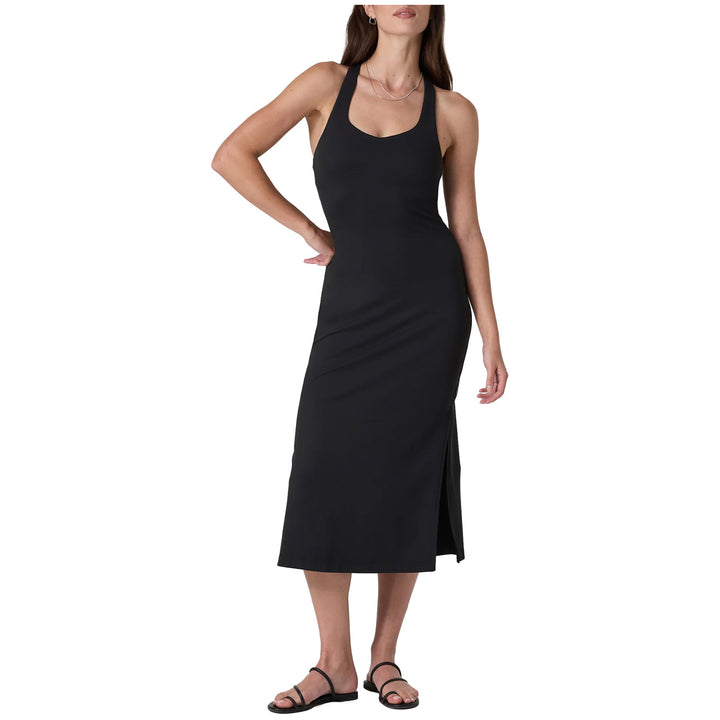 Vuori Halo Racerback Dress - Women's Solid Black