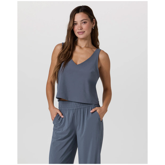 Vuori SL Villa Cropped Tank - Women's Azure
