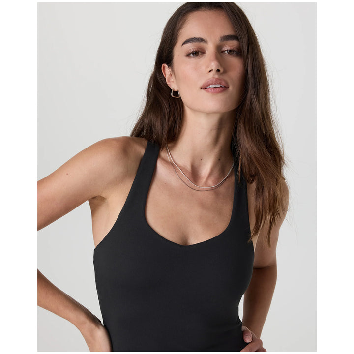 Vuori Halo Racerback Dress - Women's Solid Black