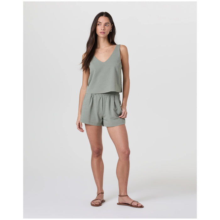 Vuori SL Villa Textured Crop Tank - Women's Laurel