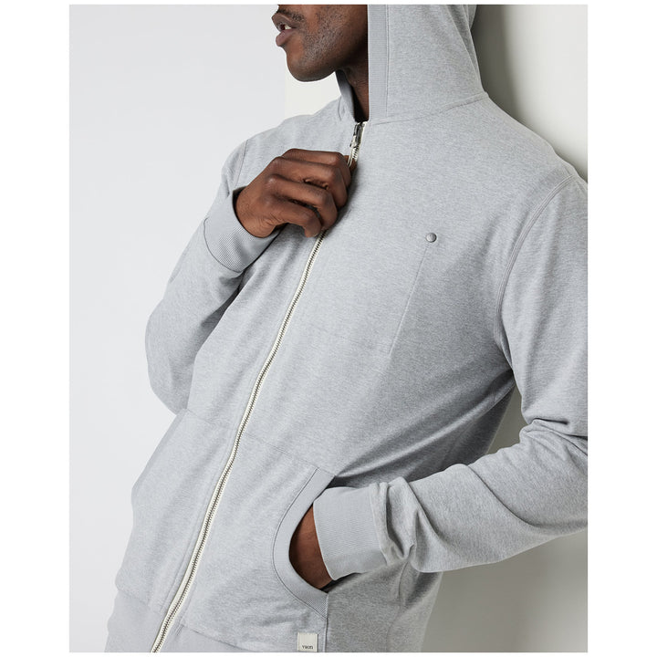 Vuori Coronado Hoodie - Men's Light Heather Grey