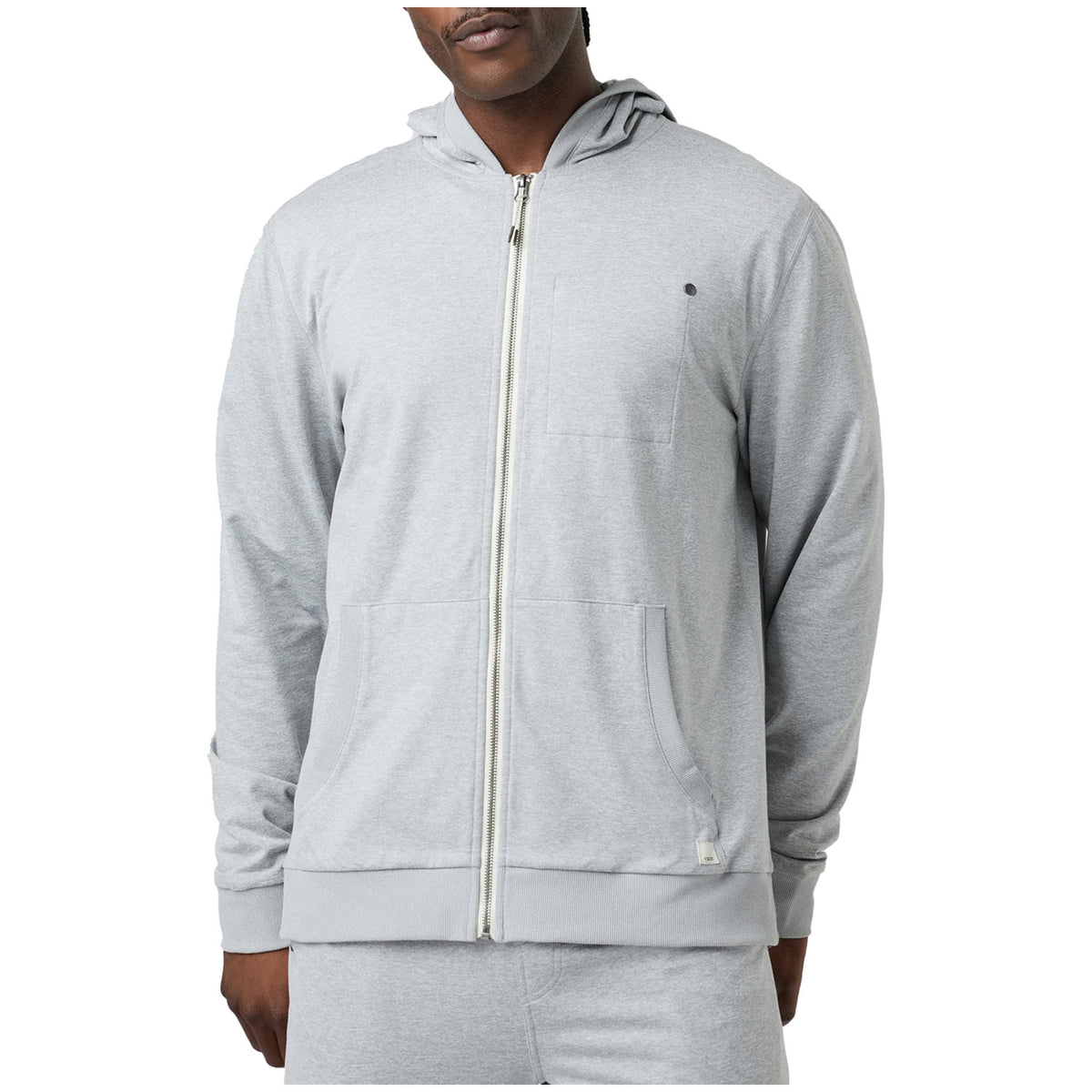 Vuori Coronado Hoodie - Men's Light Heather Grey