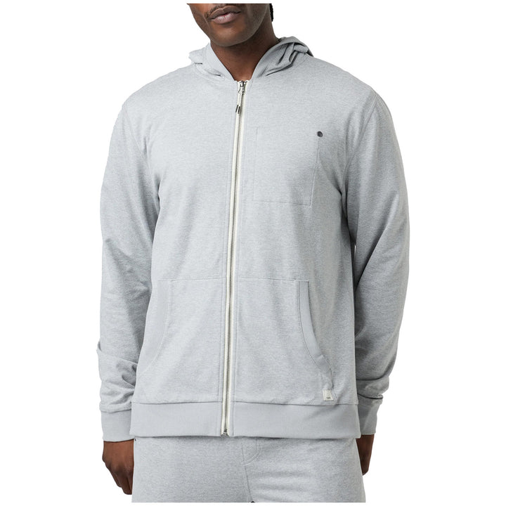 Vuori Coronado Hoodie - Men's Light Heather Grey